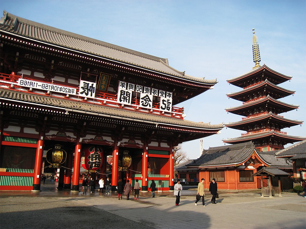 Chùa Asakusa Kannon - ngôi chùa cổ nhất ở Tokyo